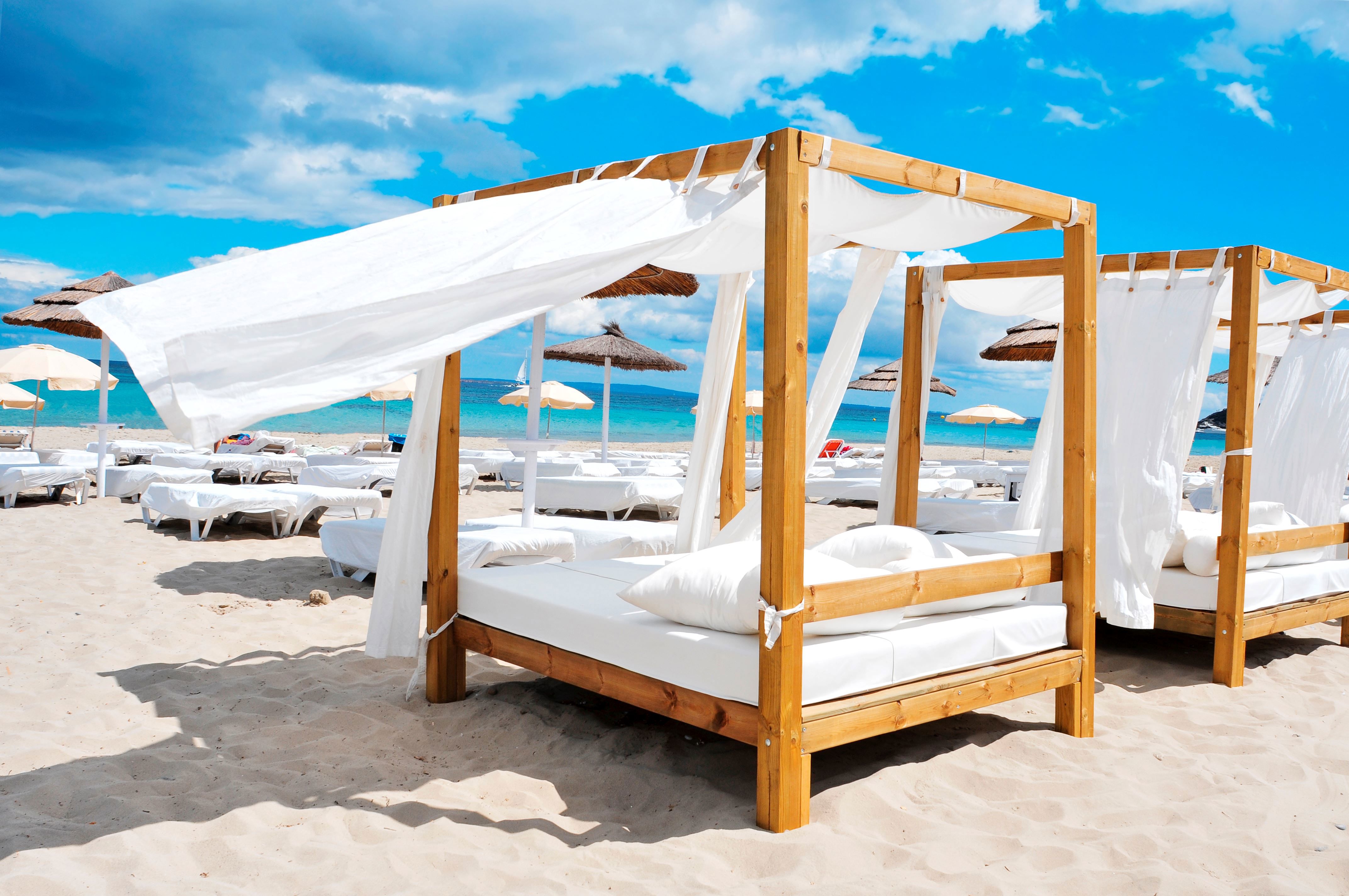 Lazy beach days in Ibiza