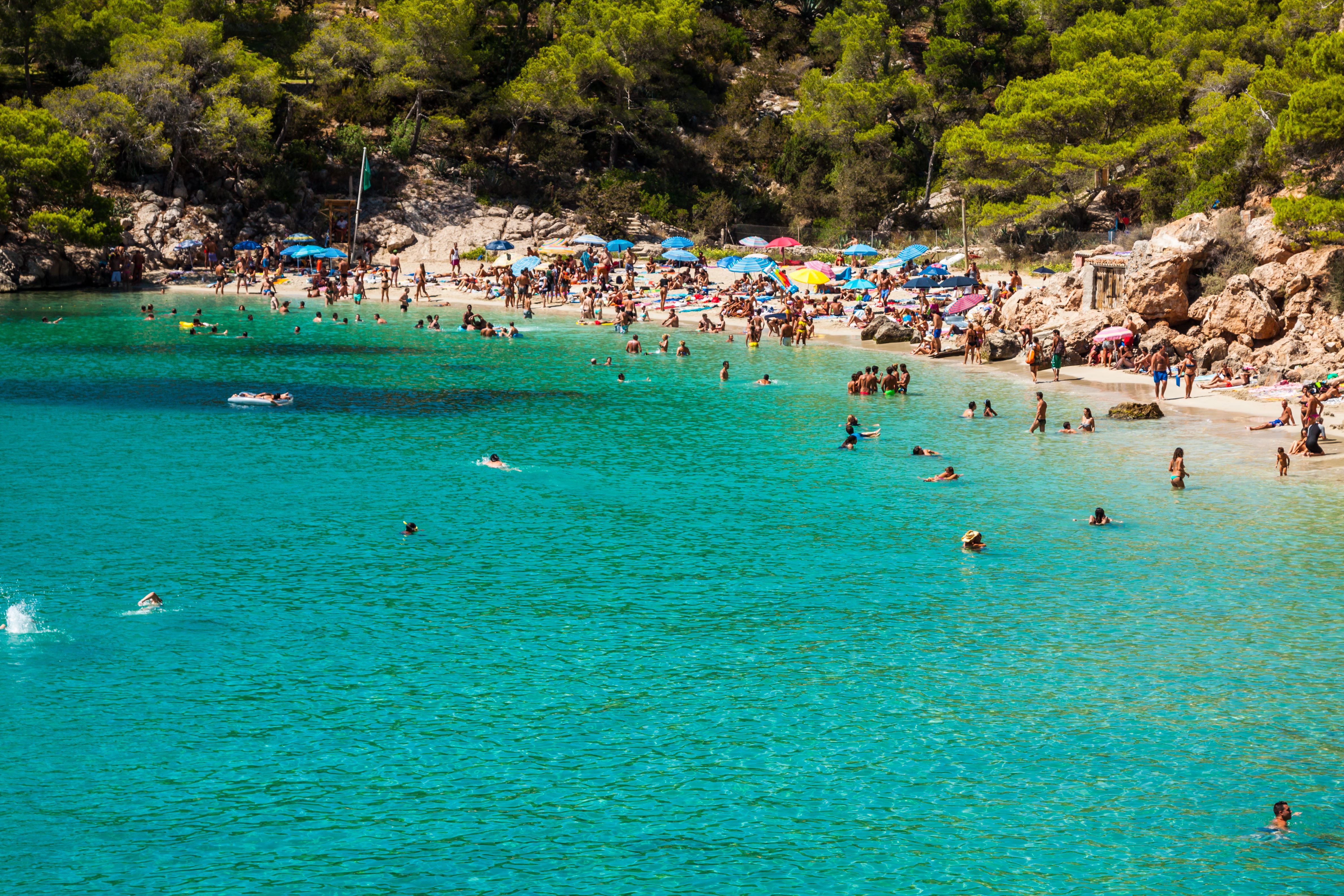 Cala llonga beach, Ibiza