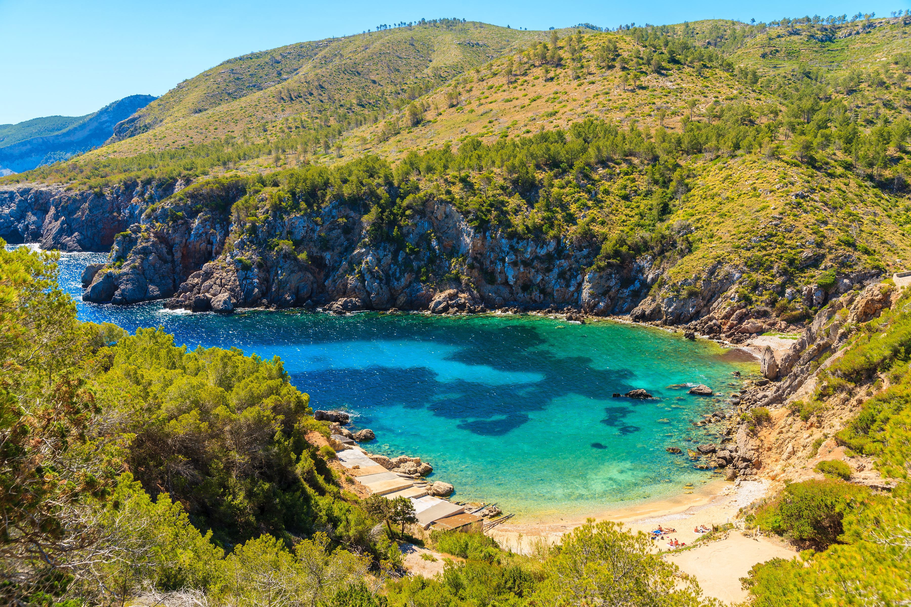Cala d’en Serra beach, Ibiza