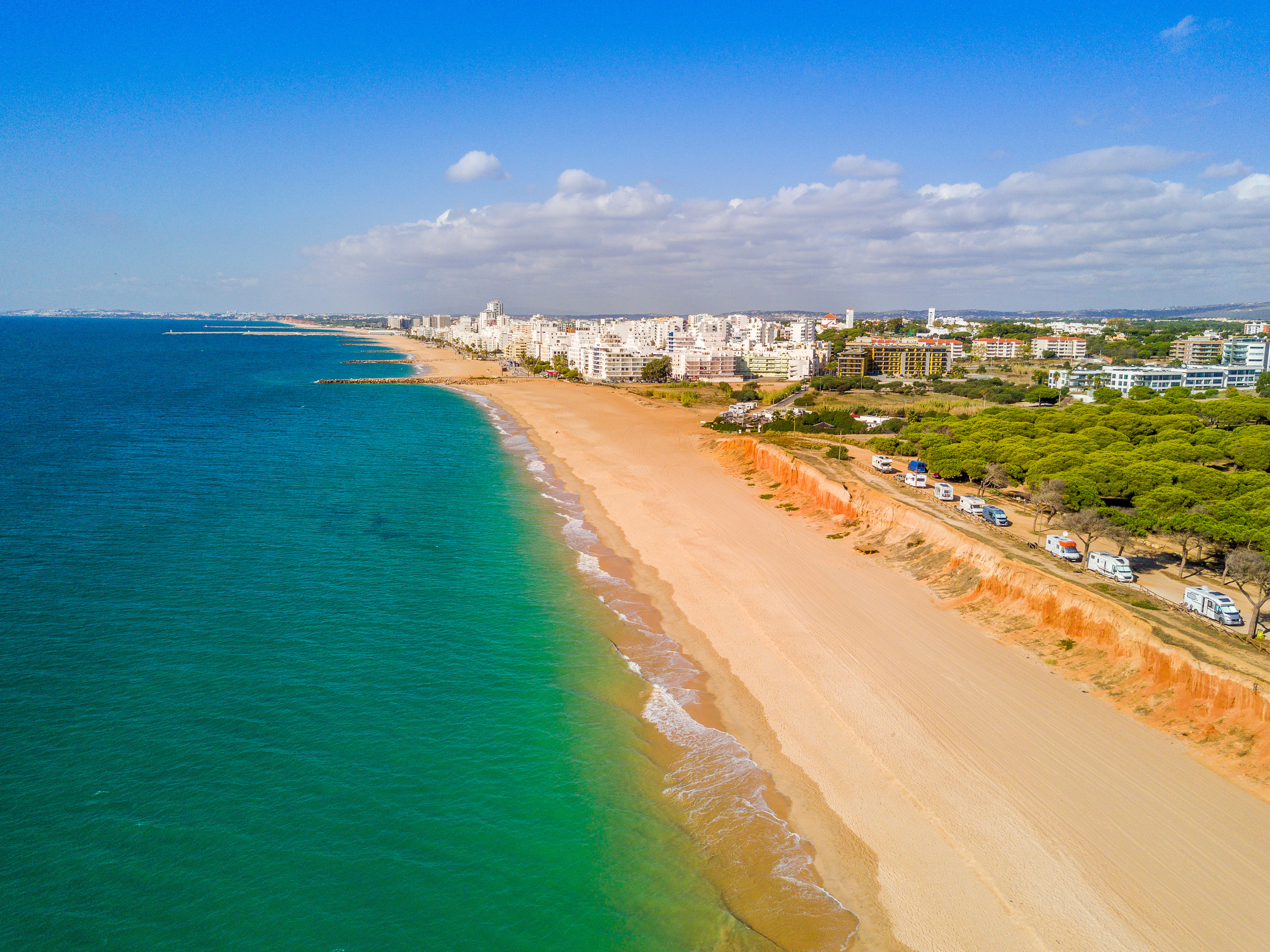 Explore the glorious sandy beaches of Vilamoura