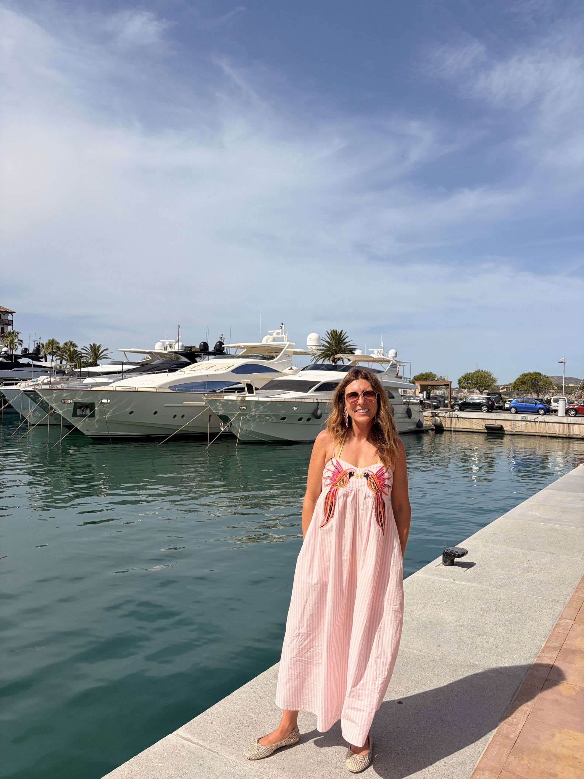 Enjoying the yachts of Puerto Portals
